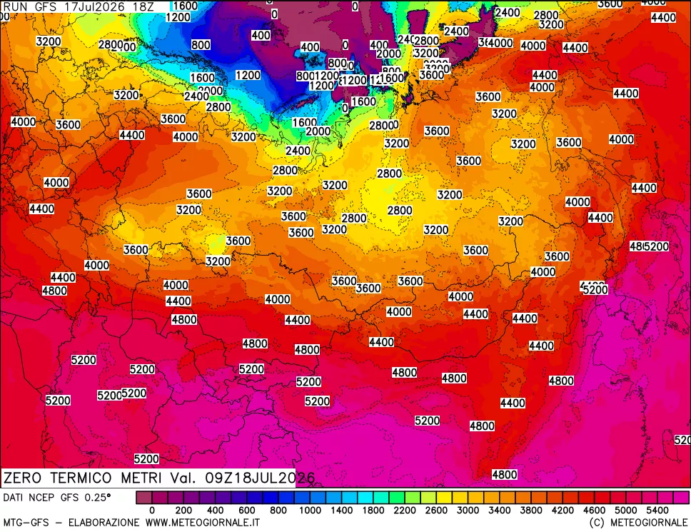 mappa Quota Zero Termico