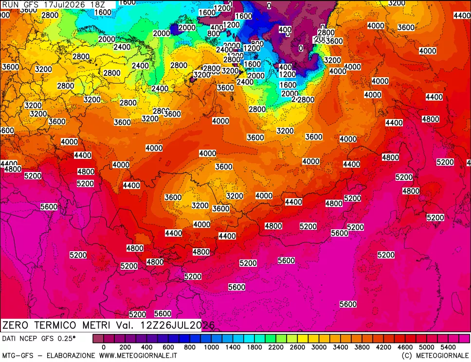 mappa Quota Zero Termico