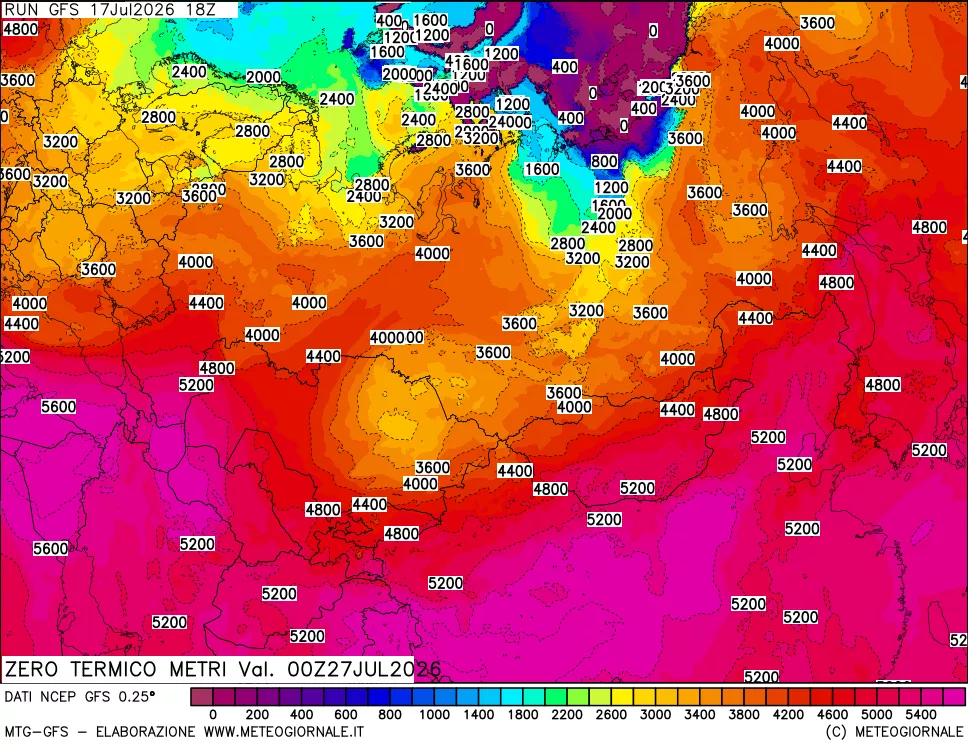 mappa Quota Zero Termico