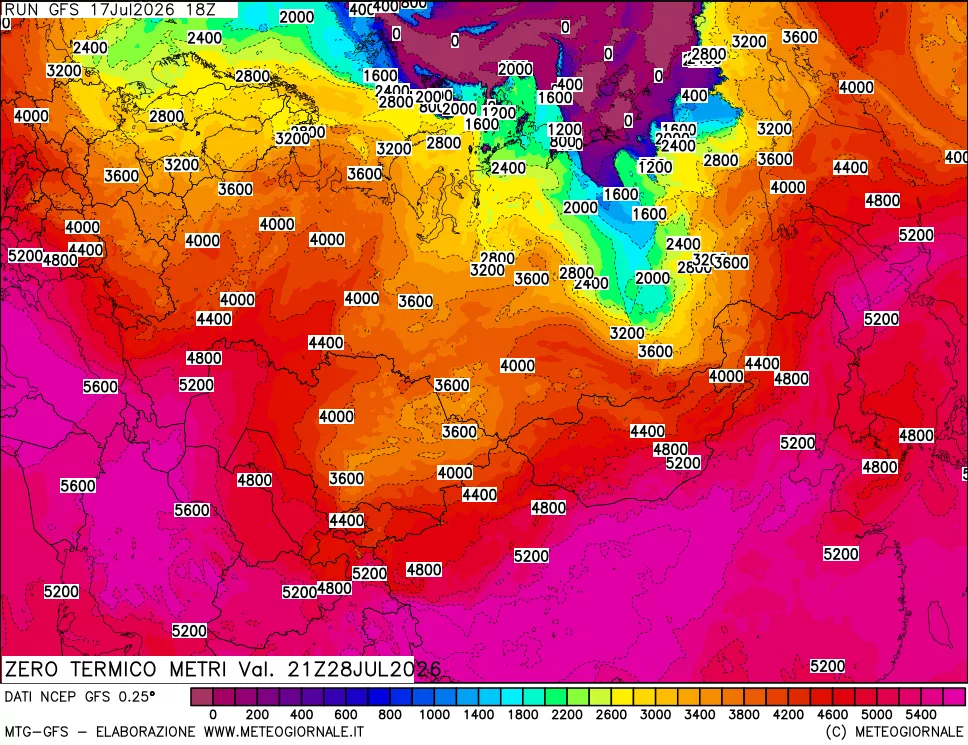 mappa Quota Zero Termico