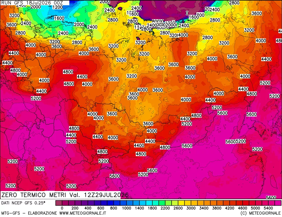 mappa Quota Zero Termico