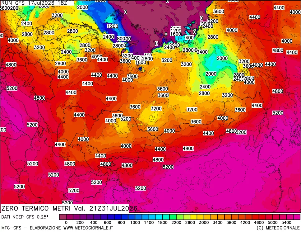 mappa Quota Zero Termico