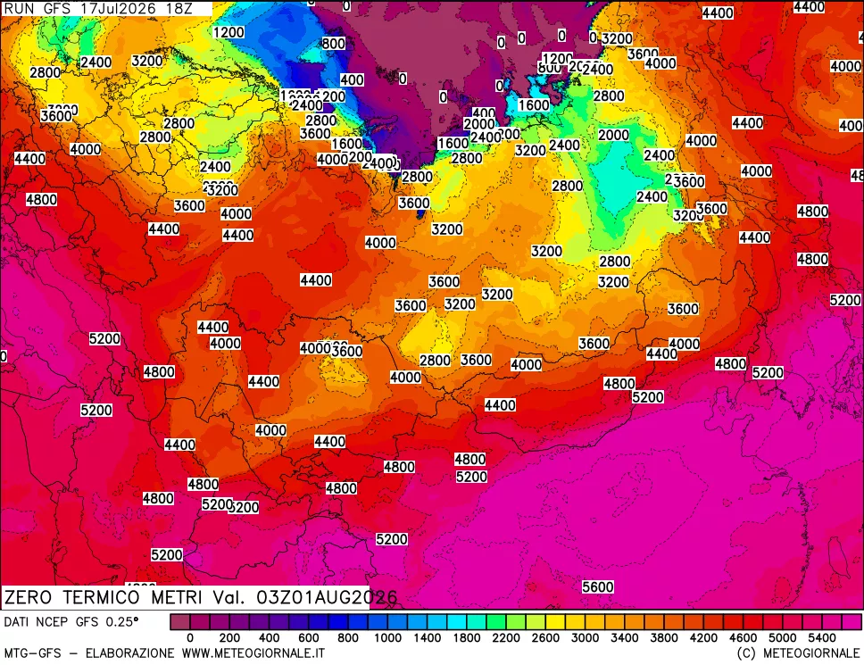 mappa Quota Zero Termico