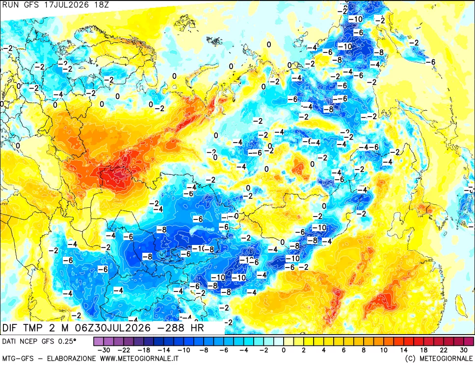 mappa Dif. Temp - Init