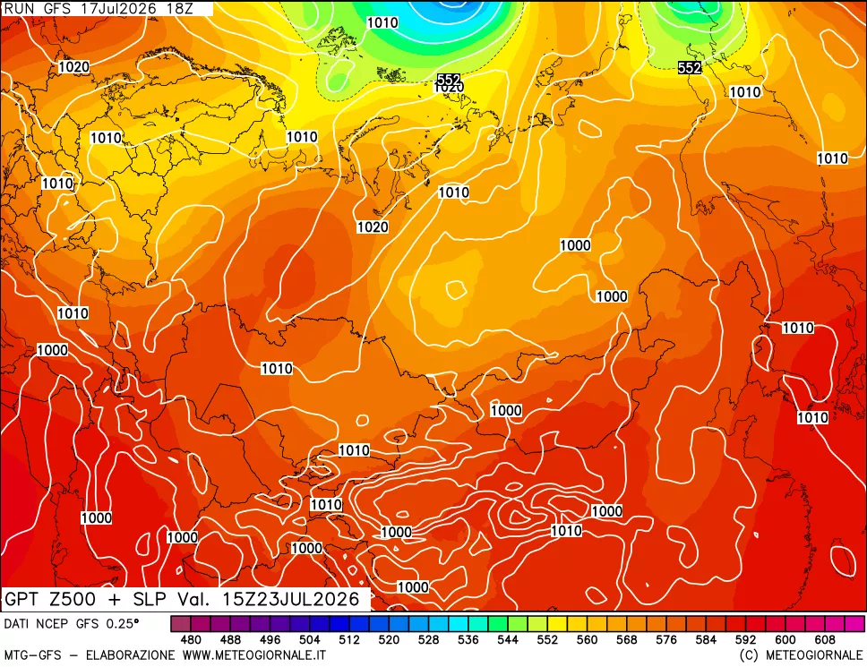 mappa 500 hPa GPT + Press SLM