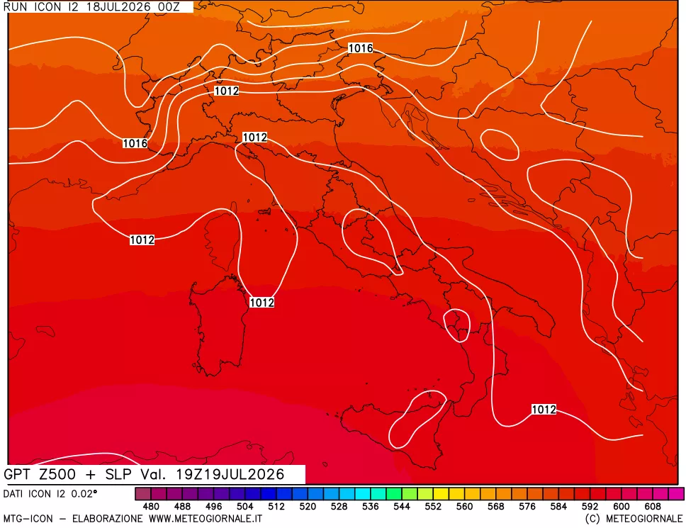 mappa 500 hPa GPT + Press SLM