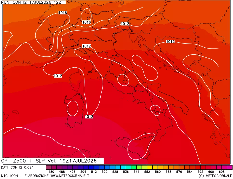 mappa 500 hPa GPT + Press SLM