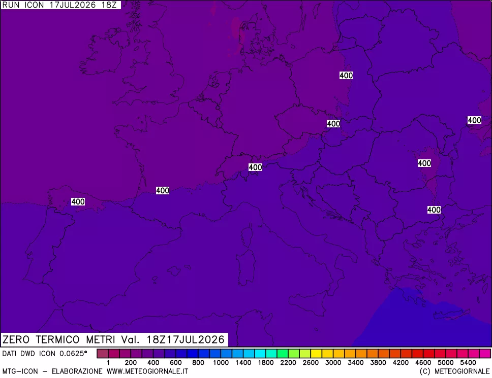 mappa Quota Zero Termico