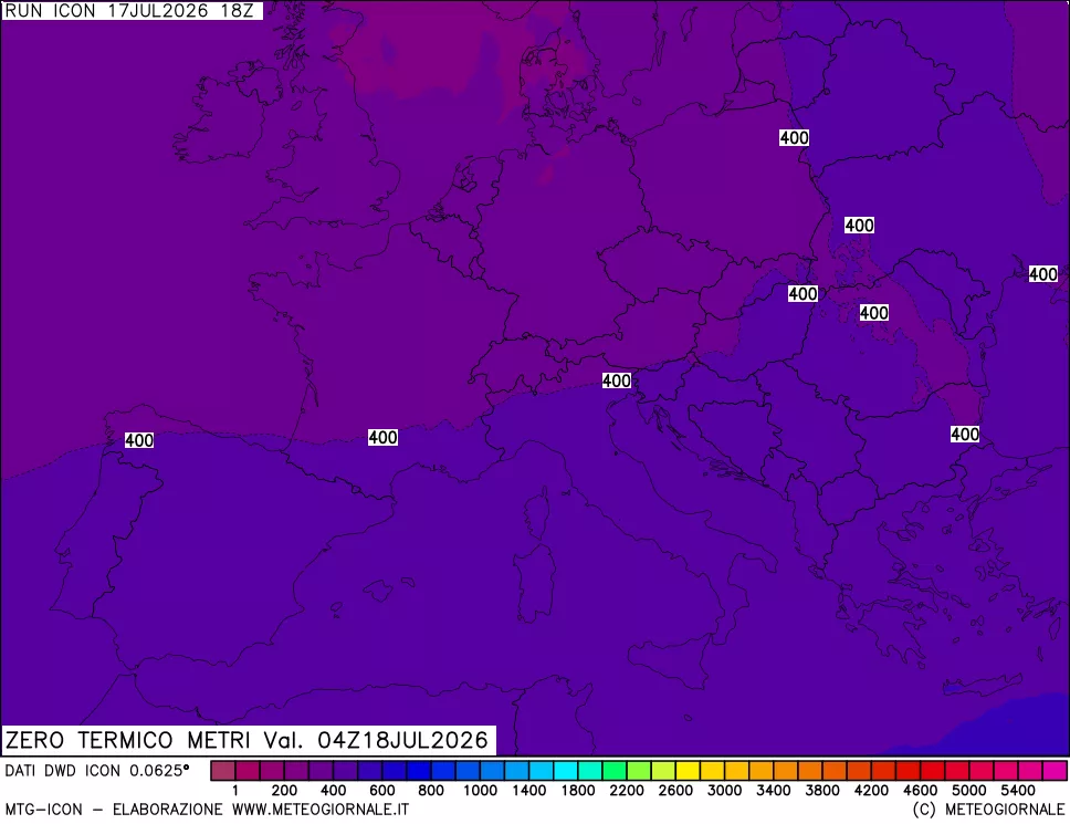 mappa Quota Zero Termico