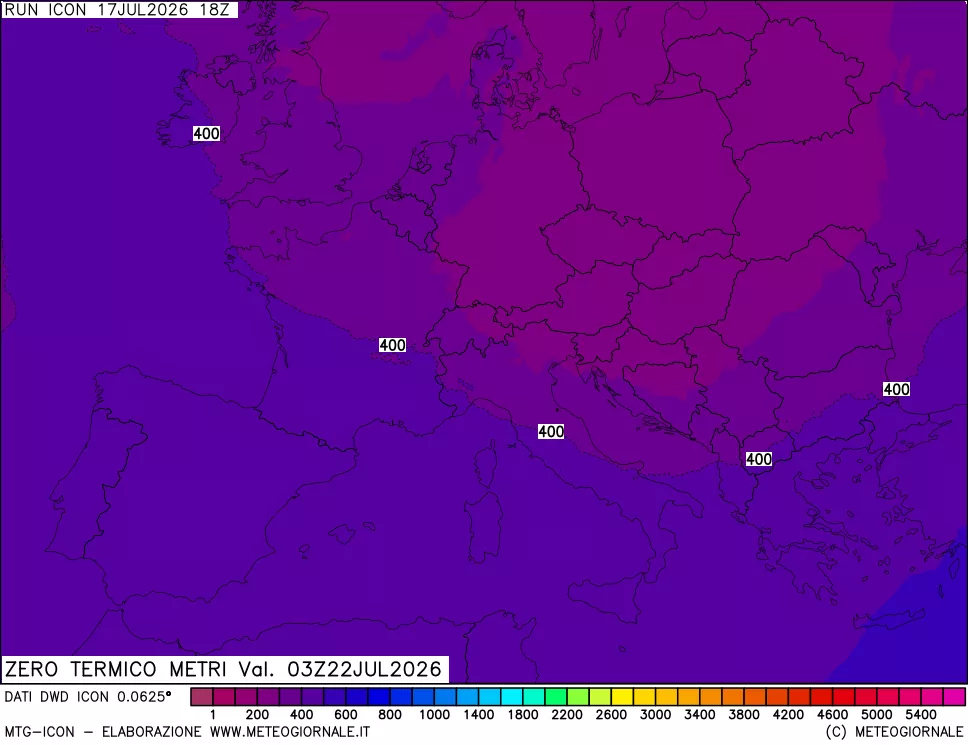 mappa Quota Zero Termico