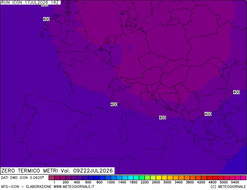 mappa Quota Zero Termico