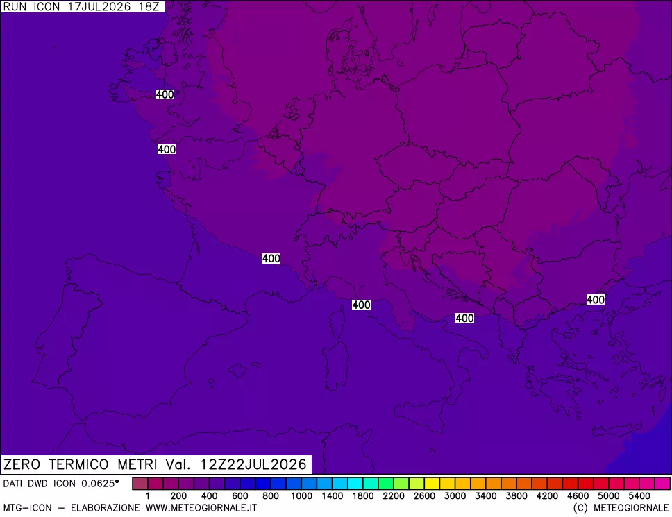 mappa Quota Zero Termico