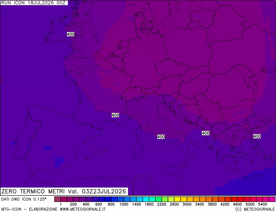 mappa Quota Zero Termico