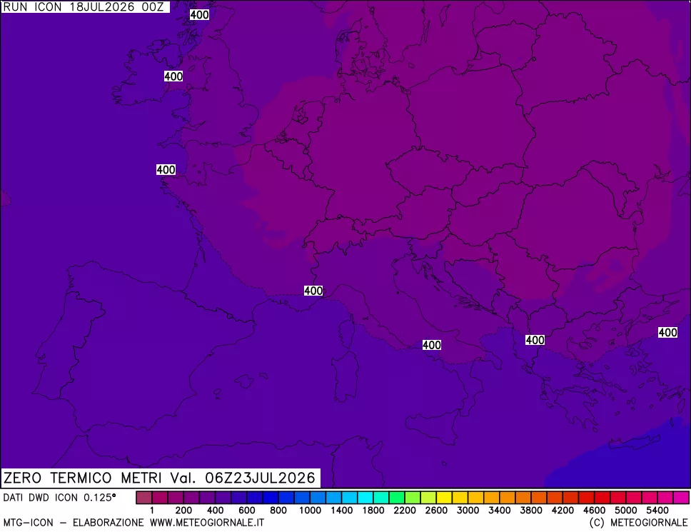 mappa Quota Zero Termico