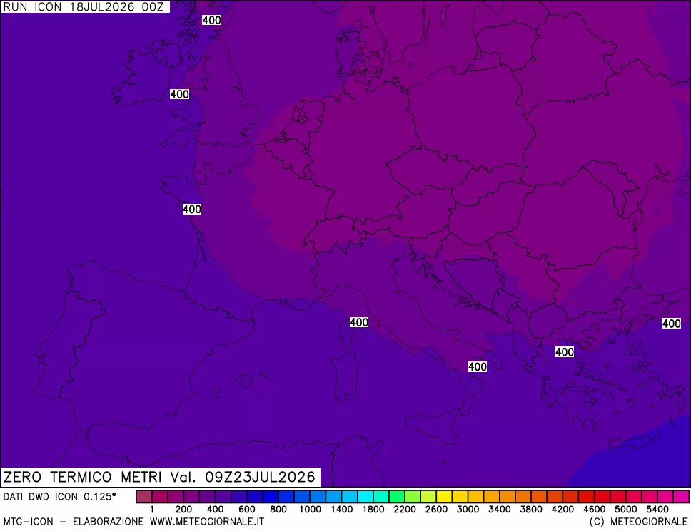 mappa Quota Zero Termico
