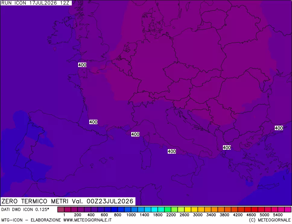 mappa Quota Zero Termico