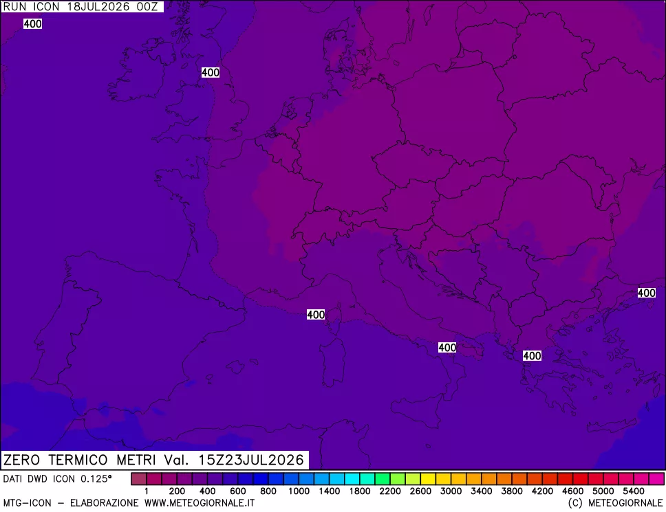 mappa Quota Zero Termico
