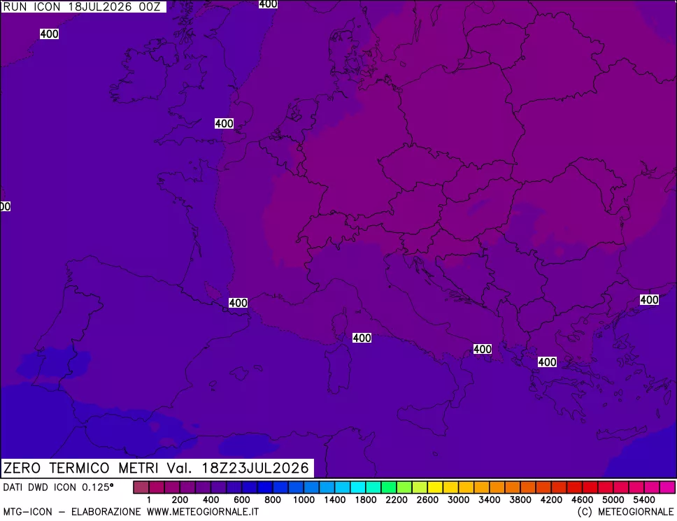 mappa Quota Zero Termico