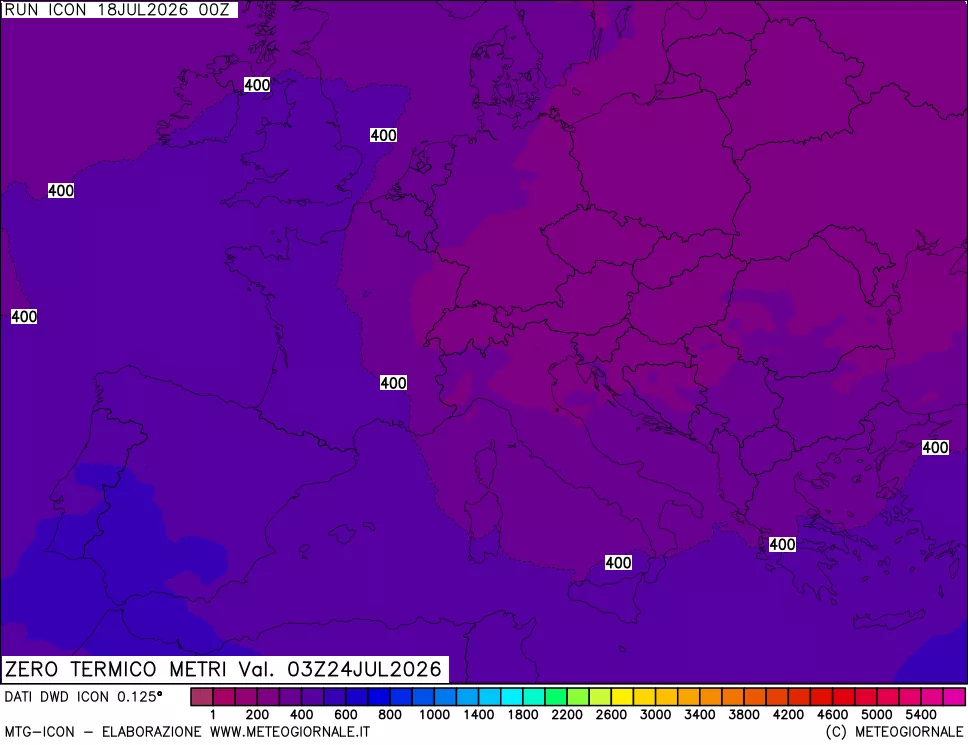 mappa Quota Zero Termico