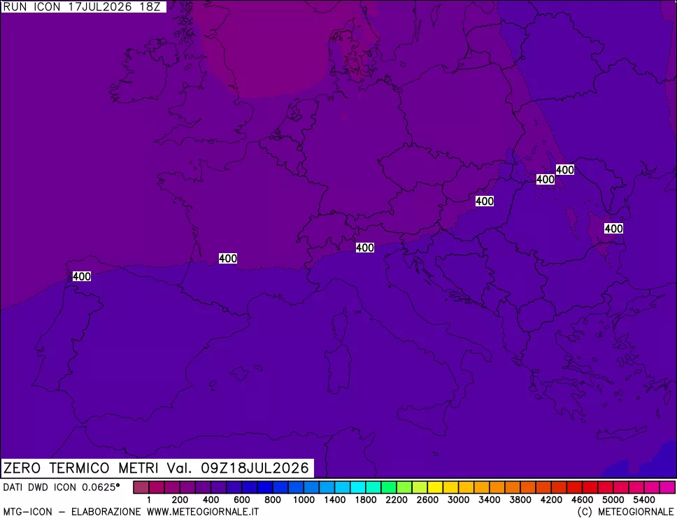 mappa Quota Zero Termico