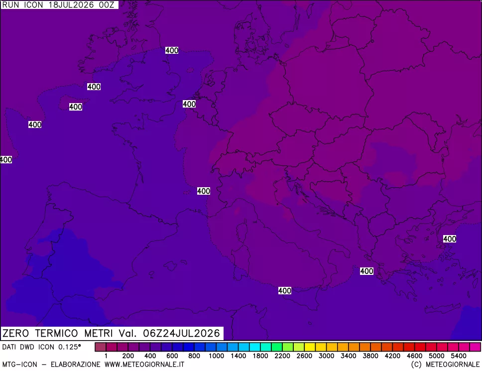 mappa Quota Zero Termico