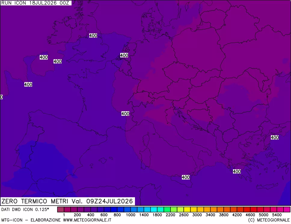 mappa Quota Zero Termico