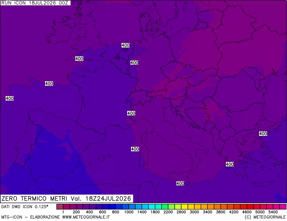 mappa Quota Zero Termico