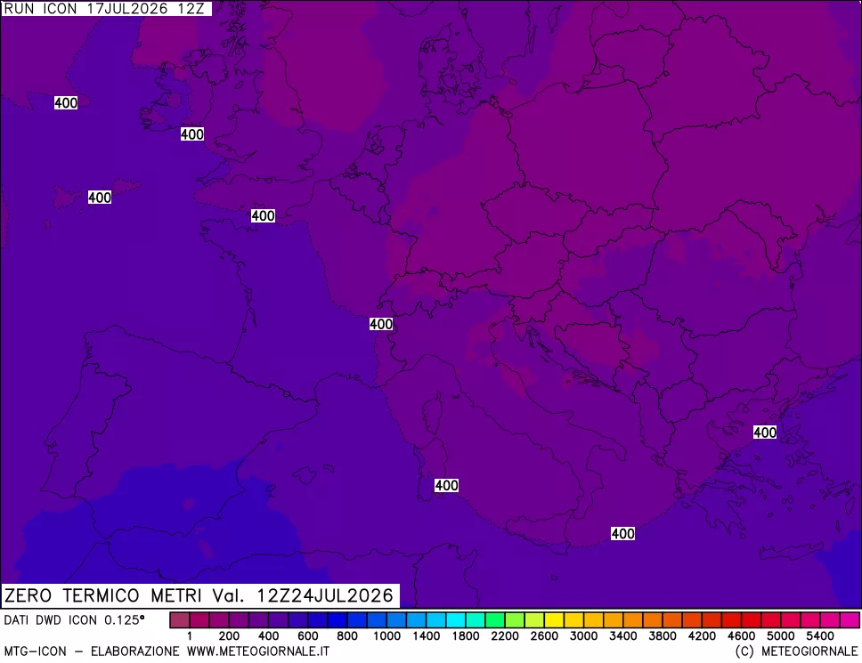 mappa Quota Zero Termico