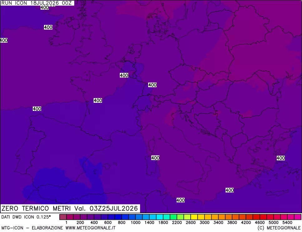 mappa Quota Zero Termico