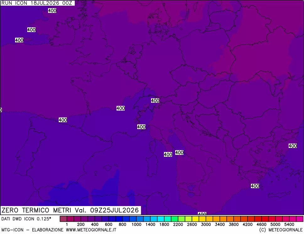 mappa Quota Zero Termico