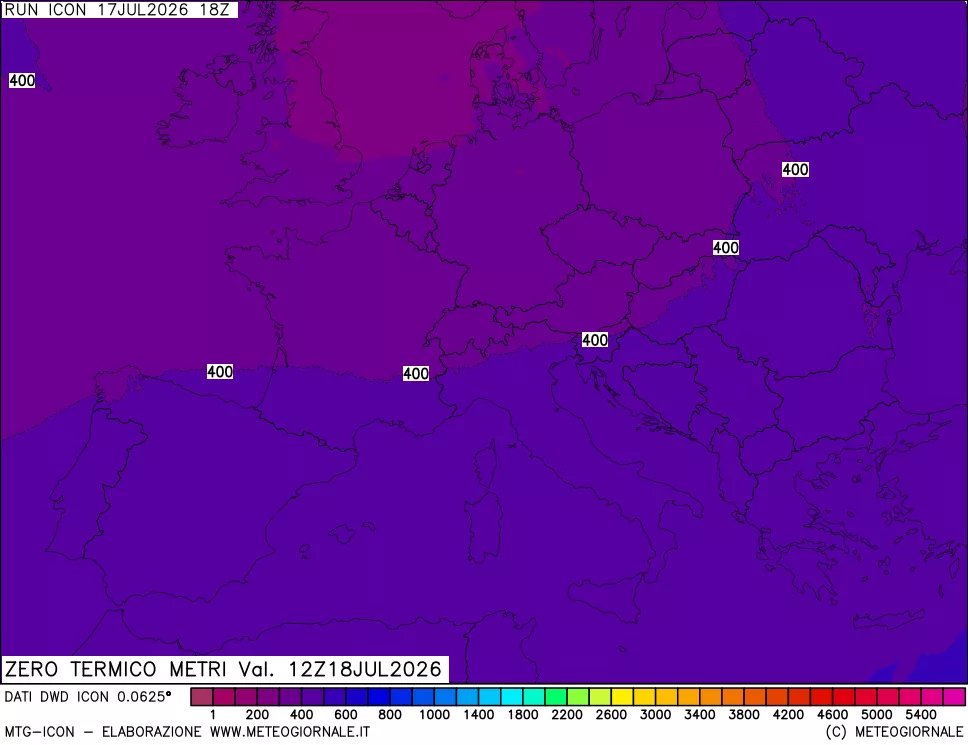 mappa Quota Zero Termico