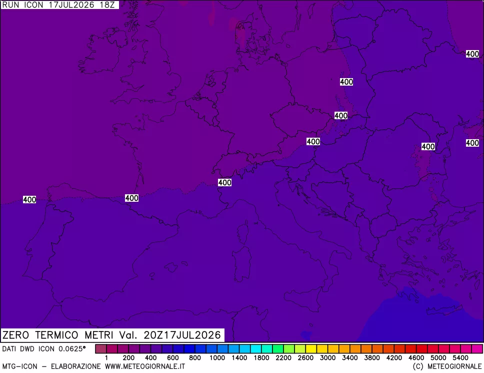 mappa Quota Zero Termico