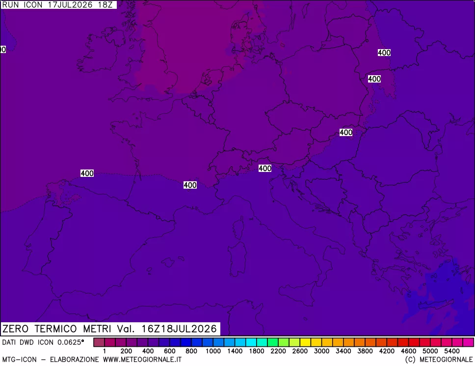 mappa Quota Zero Termico