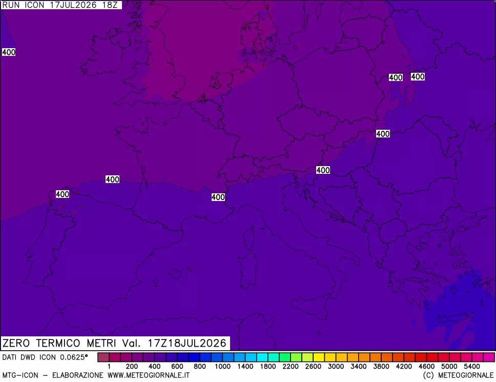 mappa Quota Zero Termico