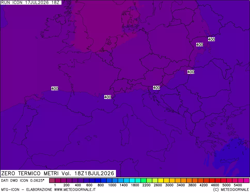 mappa Quota Zero Termico