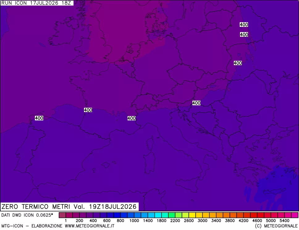 mappa Quota Zero Termico