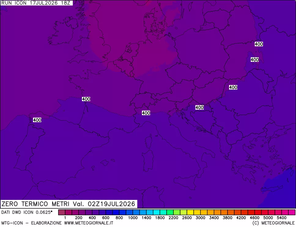 mappa Quota Zero Termico
