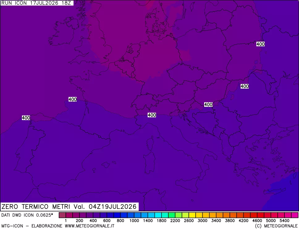 mappa Quota Zero Termico