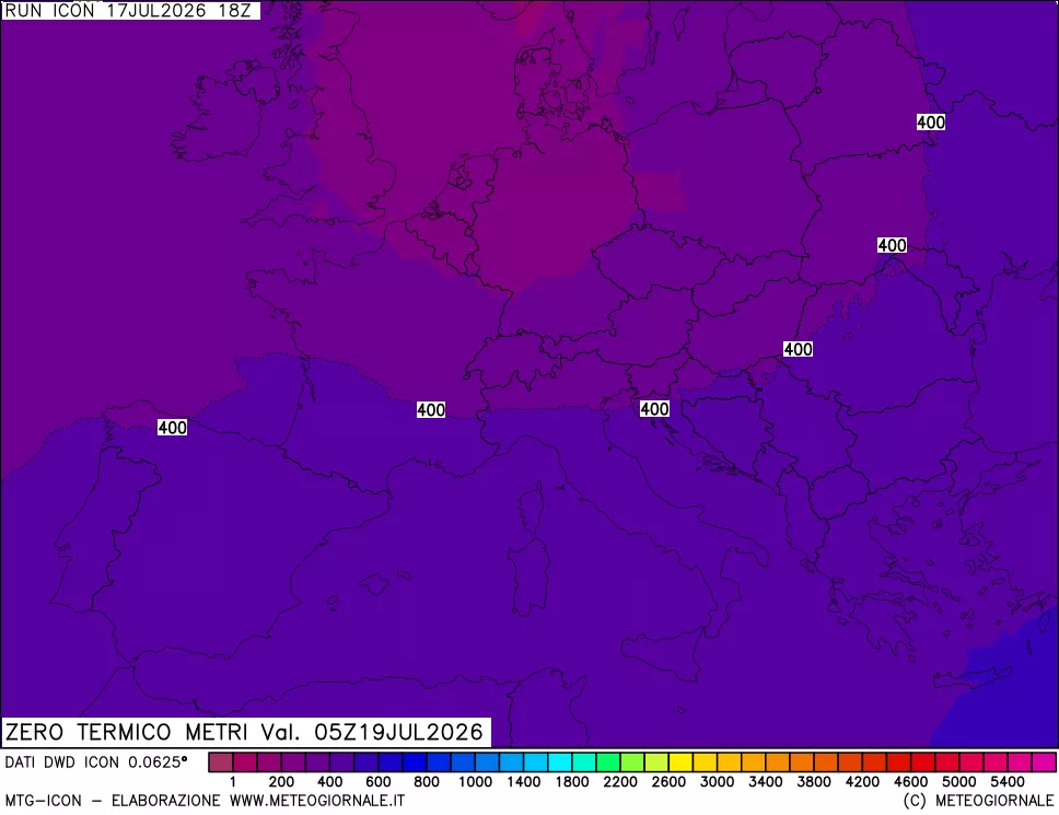 mappa Quota Zero Termico