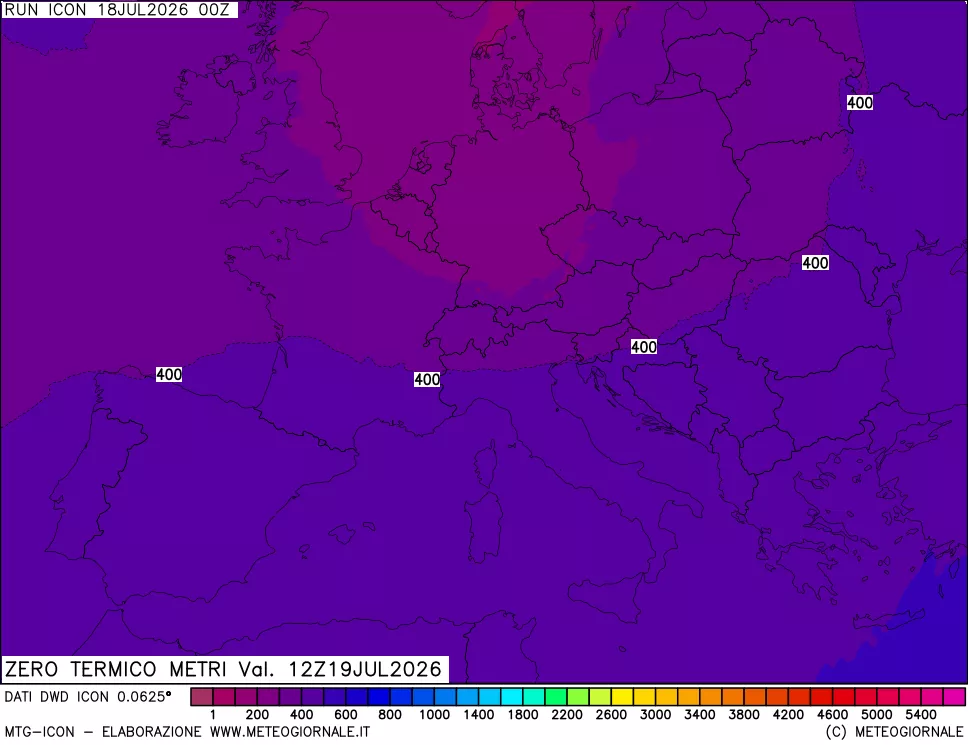 mappa Quota Zero Termico