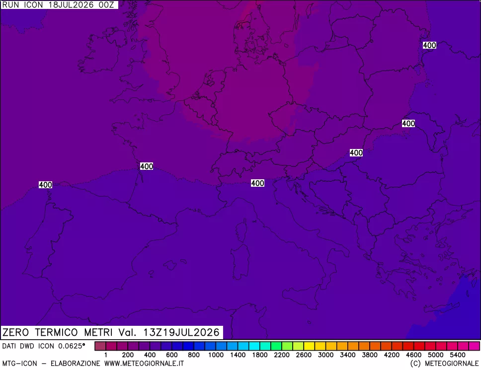 mappa Quota Zero Termico