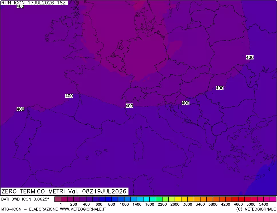 mappa Quota Zero Termico