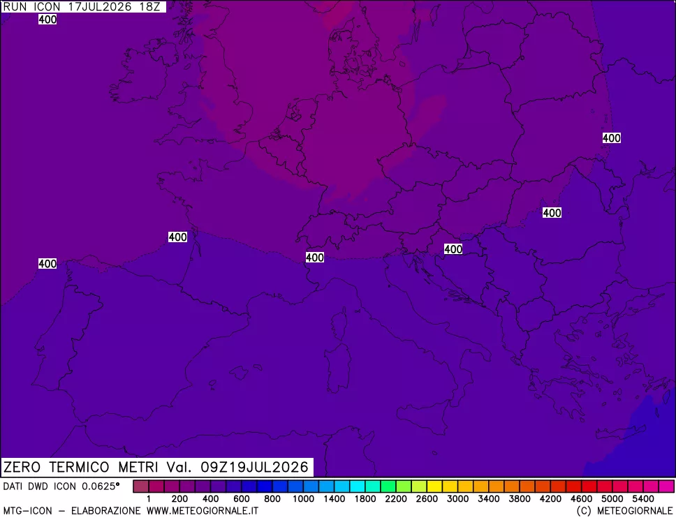 mappa Quota Zero Termico