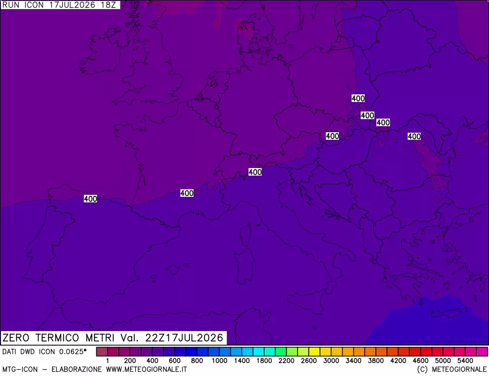mappa Quota Zero Termico