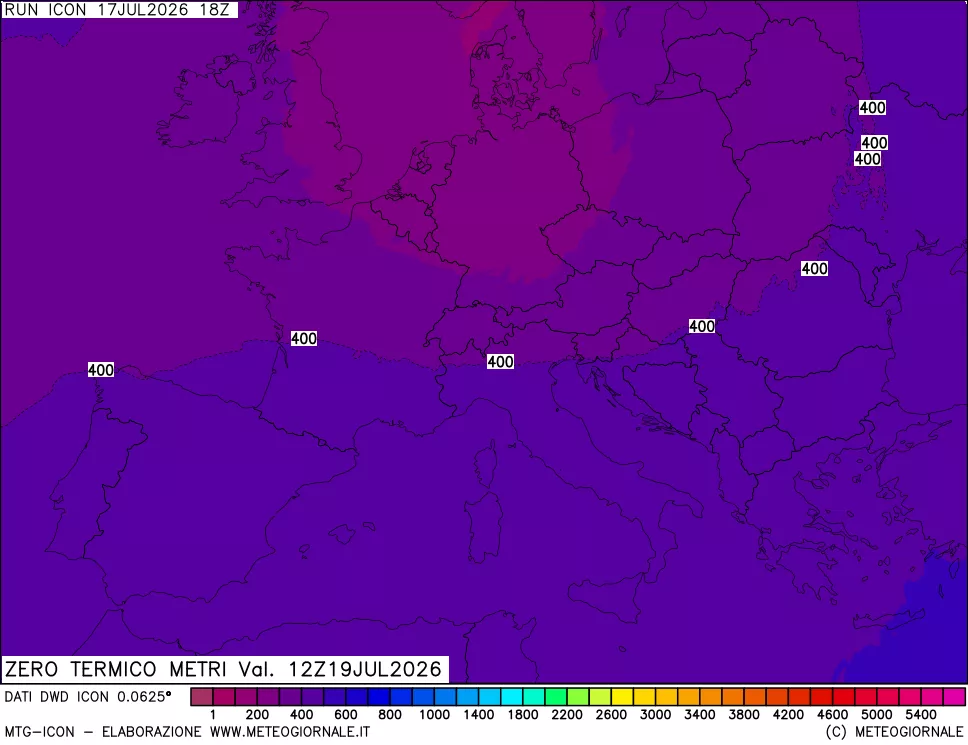 mappa Quota Zero Termico