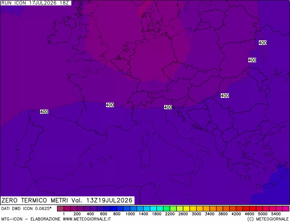 mappa Quota Zero Termico