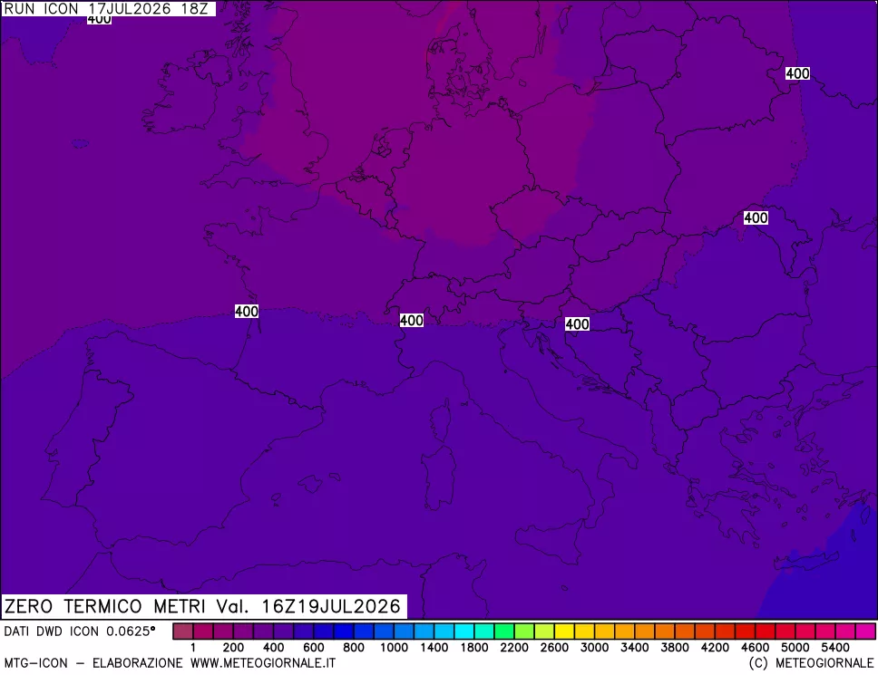 mappa Quota Zero Termico