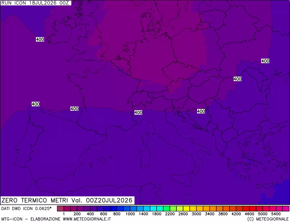 mappa Quota Zero Termico