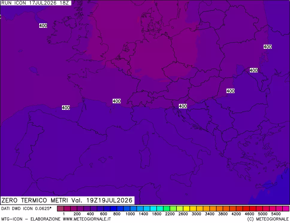 mappa Quota Zero Termico