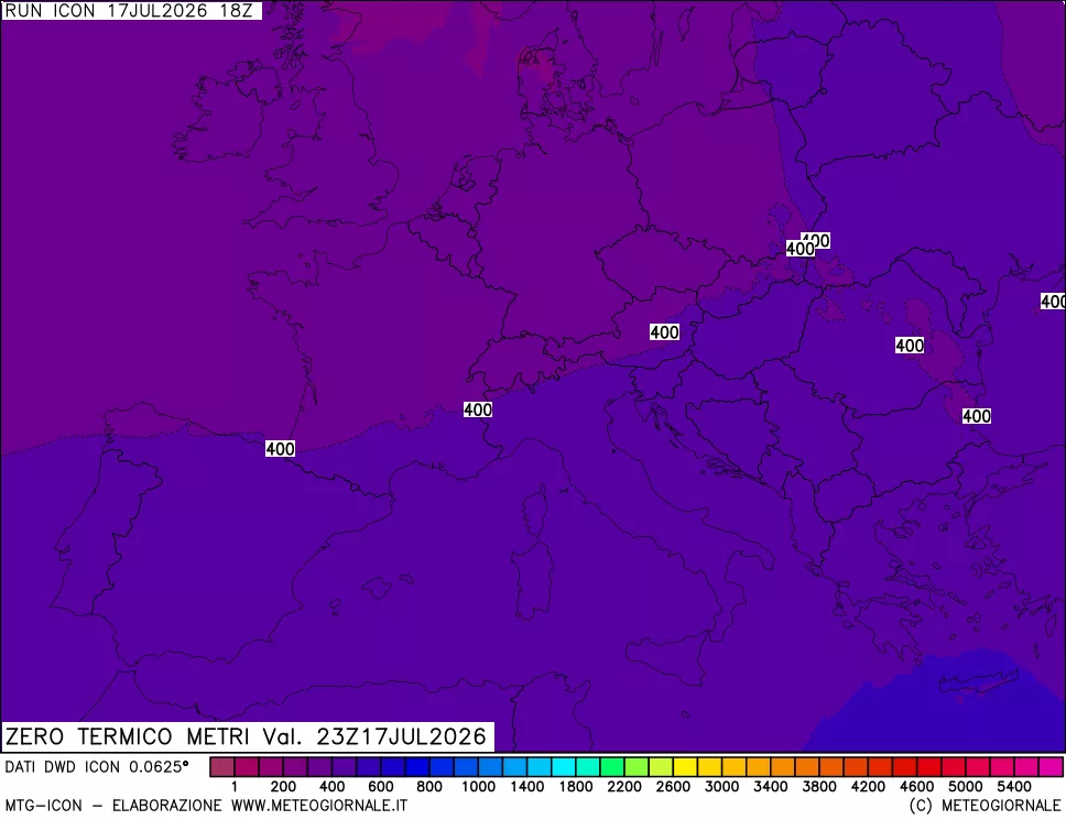 mappa Quota Zero Termico